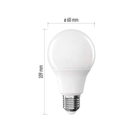 LED žárovka Emos ZQ5E51 Classic A60 / E27 / 9,5 W (75 W) / 1055 lm / teplá bílá  (1)