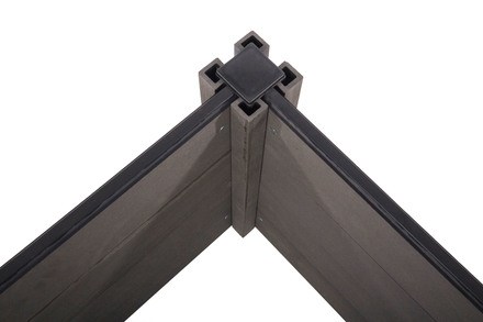 Vyvýšený záhon G21 Crop 210 x 143 x 80, WPC, Eben (3)