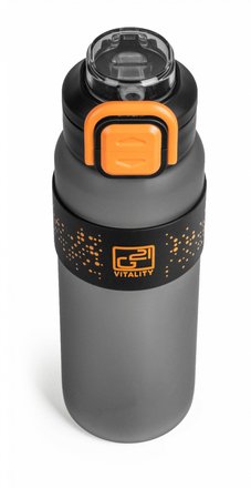 Láhev G21 na pití 1000 ml, šedá zmrzlá (4)