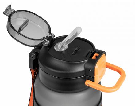 Láhev G21 na pití 1000 ml, šedá zmrzlá (6)