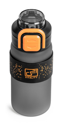 Láhev G21 na pití 600 ml, šedá zmrzlá (4)