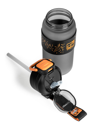 Láhev G21 na pití 600 ml, šedá zmrzlá (5)