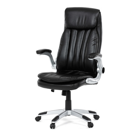 Kancelářské křeslo Autronic Křeslo kancelářské, černá ekokůže, houpací mechanismus (KA-F1218 BK)