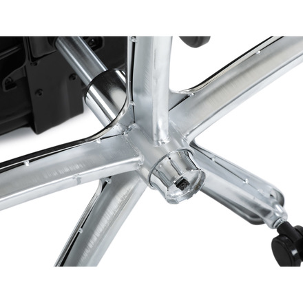 Kancelářské křeslo Autronic Křeslo kancelářské, černá ekokůže, chromový kříž, houpací mechanismus, nosnost 150kg (KA-F1385 BK) (32)