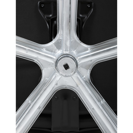 Kancelářské křeslo Autronic Křeslo kancelářské, černá ekokůže, chromový kříž, houpací mechanismus, nosnost 150kg (KA-F1385 BK) (33)