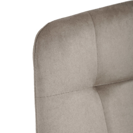 Barová židle Autronic Židle barová, cappuccino látka, čtyřnohá kovová podnož, černý mat (AUB-X7015 CAP2) (29)