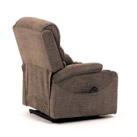 Relaxační křeslo Autronic Křeslo polohovací elektrické, 1 motor, krémová látka, bezdrátové nabíjení pro mobilní telefon (TV-S8348 CRM2) (14)