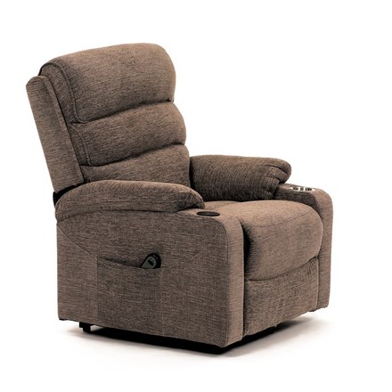 Relaxační křeslo Autronic Křeslo polohovací elektrické, 1 motor, krémová látka, bezdrátové nabíjení pro mobilní telefon (TV-S8348 CRM2) (18)