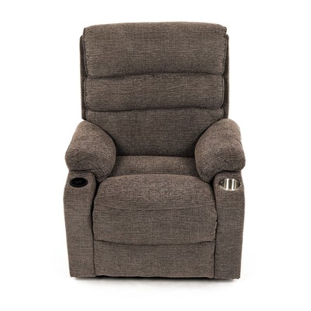 Relaxační křeslo Autronic Křeslo polohovací elektrické, 1 motor, krémová látka, bezdrátové nabíjení pro mobilní telefon (TV-S8348 CRM2) (22)