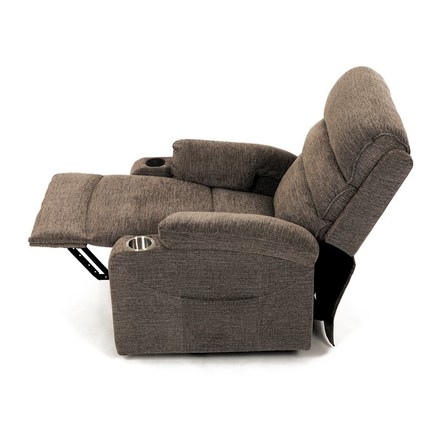 Relaxační křeslo Autronic Křeslo polohovací elektrické, 1 motor, krémová látka, bezdrátové nabíjení pro mobilní telefon (TV-S8348 CRM2) (28)