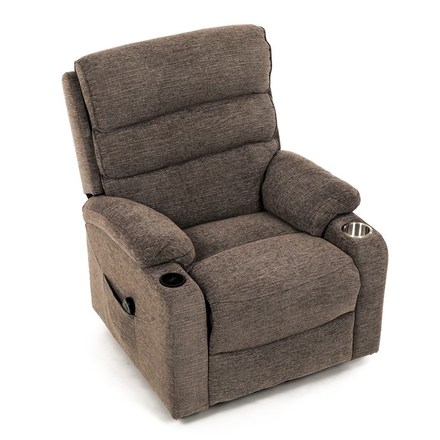 Relaxační křeslo Autronic Křeslo polohovací elektrické, 1 motor, krémová látka, bezdrátové nabíjení pro mobilní telefon (TV-S8348 CRM2) (38)