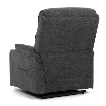 Relaxační křeslo Autronic Křeslo polohovací elektrické, 1 motor, šedá látka, bezdrátové nabíjení pro mobilní telefon (TV-S8348 GREY2) (10)