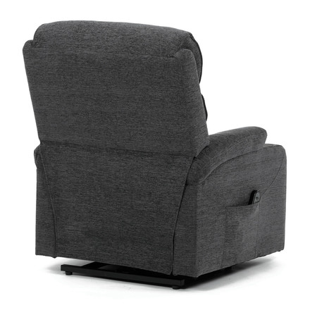 Relaxační křeslo Autronic Křeslo polohovací elektrické, 1 motor, šedá látka, bezdrátové nabíjení pro mobilní telefon (TV-S8348 GREY2) (13)