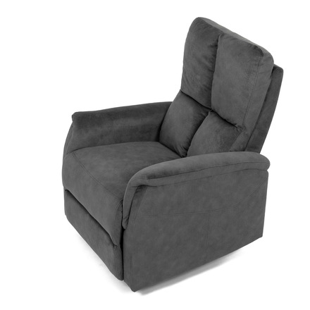 Relaxační křeslo Autronic Křeslo polohovací, manuální polohování, šedá látka, houpací mechanismus (TV-S8449 GREY2) (22)