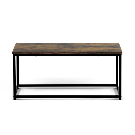 Konferenční stolek Autronic Stůl konferenční, 90x48x41 cm, MDF, dekor staré dřevo, černý kov (CT-G1090 OLW) (1)