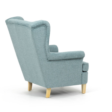 Křeslo ušák Autronic Křeslo ušák, zelená látka, AK-388 GRN2 (AK-388 GRN2) (9)