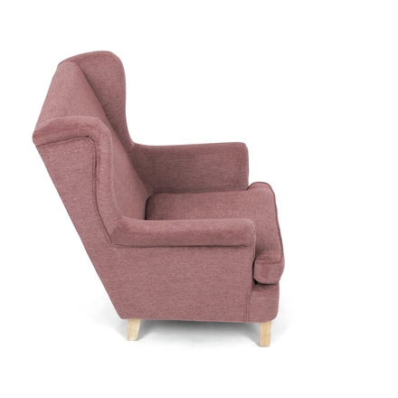 Křeslo ušák Autronic Křeslo ušák, růžová látka, AK-388 PINK2 (AK-388 PINK2) (22)