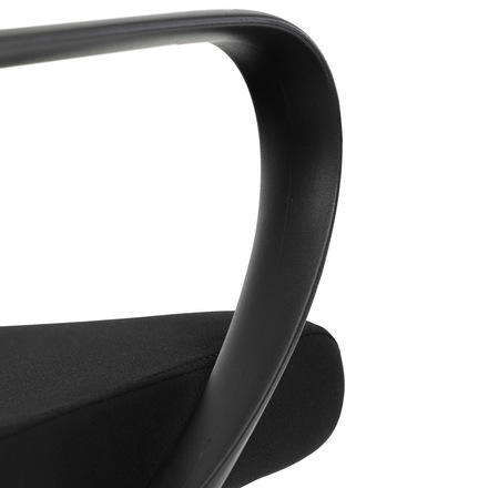 Kancelářská židle Autronic Židle kancelářská, černý MESH a černá látka, plastový kříž, houpací mechanismus (KA-S424 BK) (28)