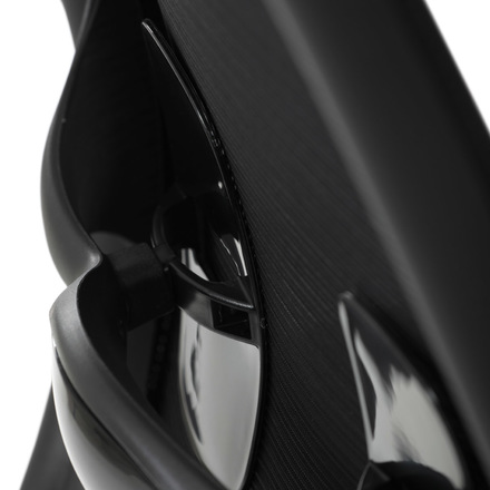 Kancelářská židle Autronic Židle kancelářská, černý MESH a černá látka, plastový kříž, houpací mechanismus (KA-S424 BK) (30)