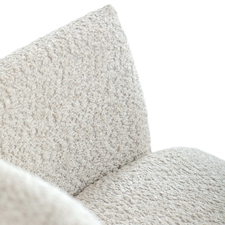 Moderní jídelní židle Autronic Židle jídelní, krémová látka, černý kov, otočný mechanismus 90°90° (LP) - funkce reset (DCH-W1117 CRM2) (29)