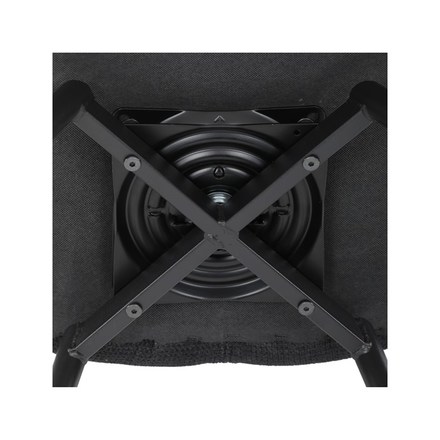 Moderní jídelní židle Autronic Židle jídelní, černá látka, černý kov, otočný mechanismus 90°90° (LP) - funkce reset (HC-T1130 BK2) (33)
