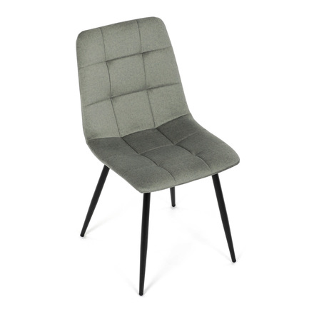 Moderní jídelní židle Autronic Židle jídelní, zelená látka, čtyřnohá kovová podnož, černý mat (DCL-X7015 GRN2) (18)