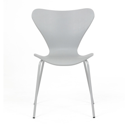 Moderní jídelní židle Autronic Židle jídelní, šedý plast, čtyřnohá kvová podnož (CT-X7034 GREY) (1)