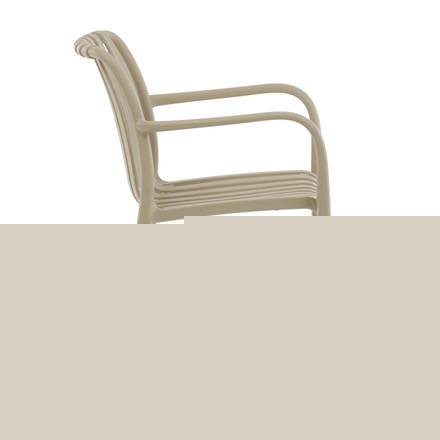 Moderní jídelní židle Autronic Židle jídelní, stohovatelná, cappucino plast (CT-X7029 CAP) (7)