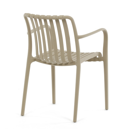 Moderní jídelní židle Autronic Židle jídelní, stohovatelná, cappucino plast (CT-X7029 CAP) (5)