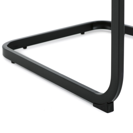 Moderní jídelní židle Autronic Židle jídelní, šedá látka, černý kov (DCL-X7018 GREY2) (21)