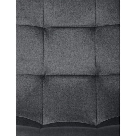 Moderní jídelní židle Autronic Židle jídelní, šedá látka, čtyřnohá kovová podnož, černý mat (DCL-X7015 GREY2) (27)