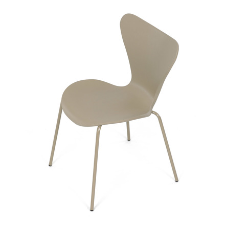 Moderní jídelní židle Autronic Židle jídelní, cappucino plast, čtyřnohá kovová podnož (CT-X7034 CAP) (12)