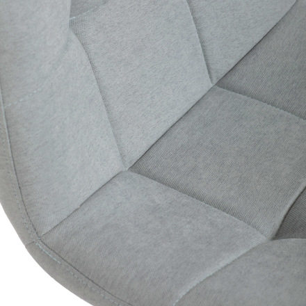 Moderní jídelní židle Autronic Židle jídelní, stříbrná látka, černý kov (DCL-L1094 SIL2) (28)