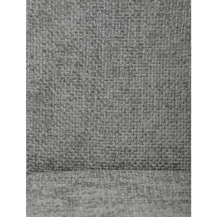 Moderní jídelní židle Autronic Židle jídelní, šedá látka, černý kov, otočný vratný mechanismus 90°/90° (L/P) - funkce reset (DCH-T1122 GREY2) (12)