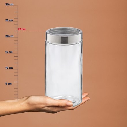 Dóza na potraviny Kela KL-15296 Kara sklo transparentní 22,0cm 11,0cm 1,7l (2)