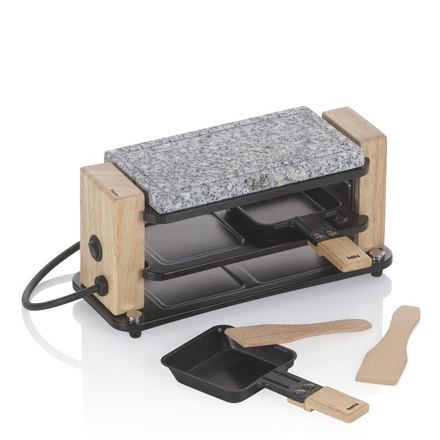 Raclette kámen Kela KL-16624 Bedretto Granite black 2 osoby 27,0x11,0x13,0cm
