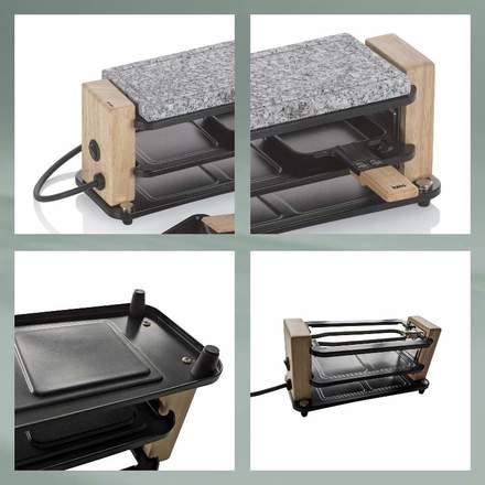 Raclette kámen Kela KL-16624 Bedretto Granite black 2 osoby 27,0x11,0x13,0cm (5)