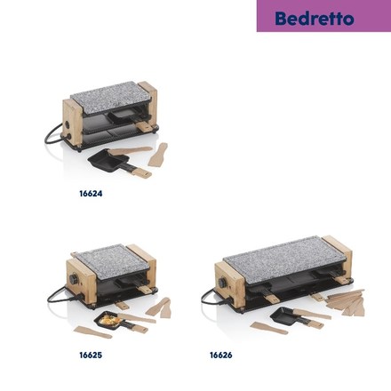 Raclette kámen Kela KL-16624 Bedretto Granite black 2 osoby 27,0x11,0x13,0cm (6)