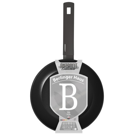 Pánev s titanovým povrchem Berlingerhaus BH-8113 24 cm Antracit Collection (8)