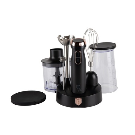Tyčový mixér Berlingerhaus BH-9561 s příslušenstvím 6 ks Black Rose Collection