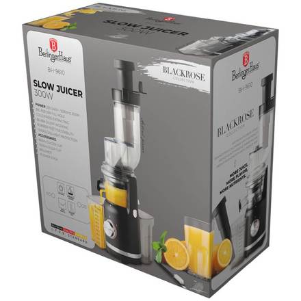 Odšťavňovač Berlingerhaus BH-9610 šnekový Black rose Collection (10)