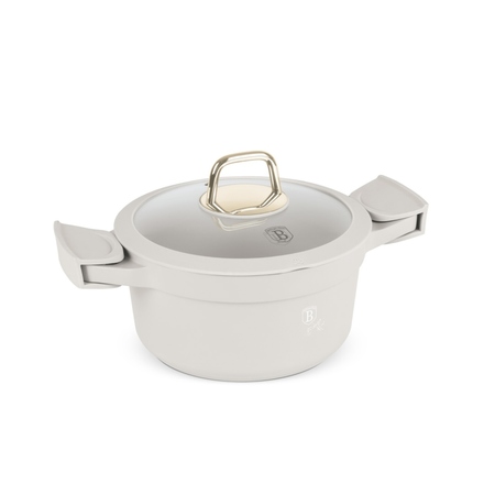 Kastrol s poklicí s titanovým povrchem Berlingerhaus BH-7786 20 cm Sahara Collection