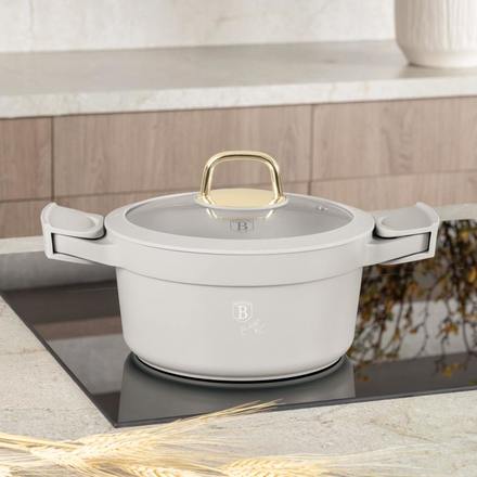 Kastrol s poklicí s titanovým povrchem Berlingerhaus BH-7786 20 cm Sahara Collection (3)