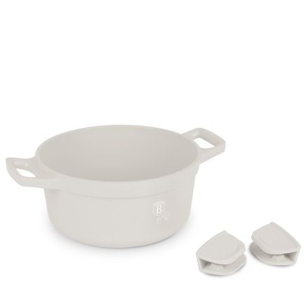 Kastrol s poklicí s titanovým povrchem Berlingerhaus BH-7787 24 cm Sahara Collection (1)