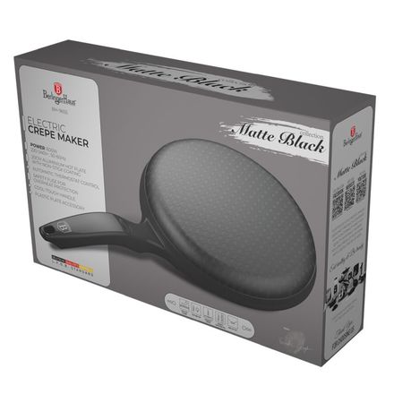Elektrická pánev na palačinky Berlingerhaus BH-9655 600 W Matte Black Collection (3)