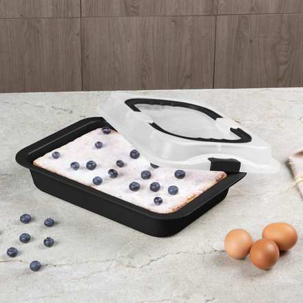 Pečící plech s titanovým povrchem Berlingerhaus BH-8641 36,5 x 24,5 cm Matte Black Collection (7)