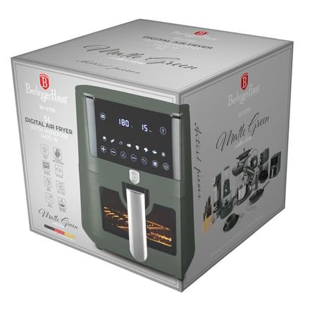 Horkovzdušná fritéza Berlingerhaus BH-9709 digitální 5 l Matte Green Collection (3)