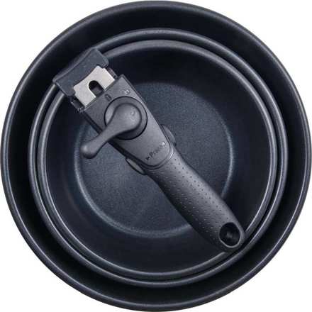 Sada pánví nerez s nepřilnavým povrchem Bergner BG-32292-MM ClickCook 3 ks 18, 20, 24 cm (5)
