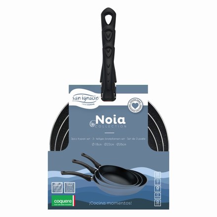 Sada pánví s nepřilnavým povrchem San Ignacio BGEU-6963 SAN IGNACIO 3 ks 18, 22, 26 cm (1)