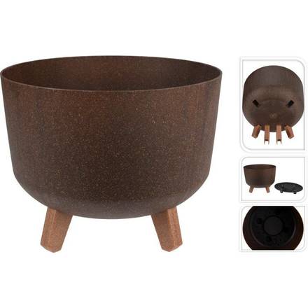 Květináč Progarden KO-Y89300310 průměr 29 x 22 cm hnědá